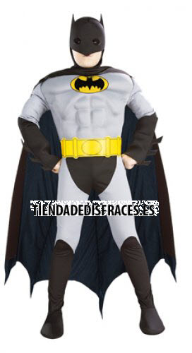 Disfraz de Batman Musculoso En Caja T-5-7 Años Disfraz de Batman Musculoso En Caja T-5-7 Años