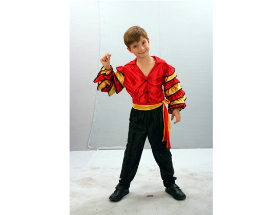 Disfraz de Bailarin de Rumba 7-9 años económico Disfraz de Bailarin de Rumba 7-9 años económico