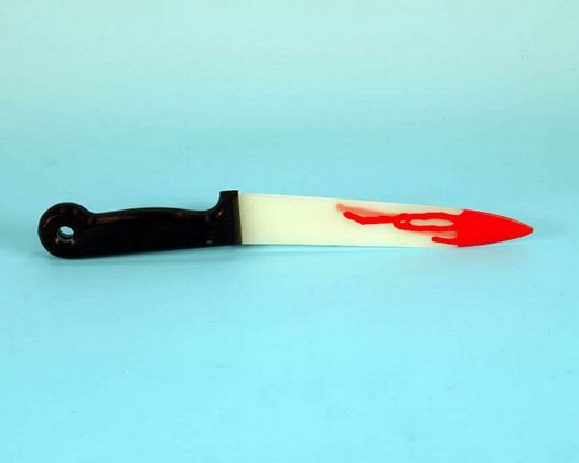 Accesorio carnaval cuchillo sangre 35cm Accesorio carnaval cuchillo sangre 35cm