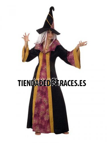 Disfraz de BRUJA MAGICA adulto deluxe Disfraz de BRUJA MAGICA adulto deluxe