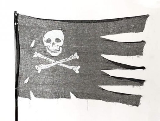 Bandera pirata halloween 76x127cm
