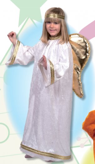 Disfraz de Angelito, talla 7-9 años