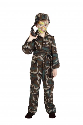 Disfraz de Camuflaje Infantil 11 a 13 años, talla 5