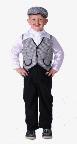 Disfraz de Chulapo infantil talla 9 a 11 años, talla 4