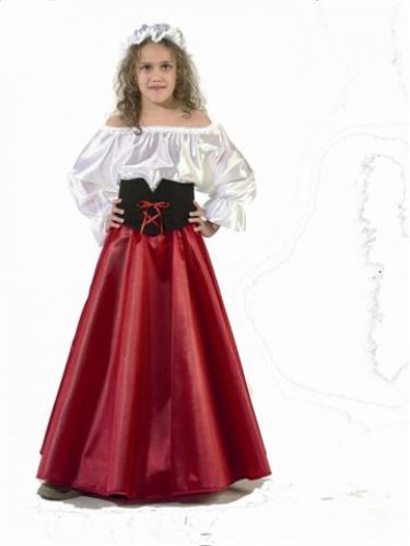 Disfraz de Doncella infantil tallas 9 - 11 años, talla 4