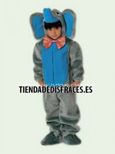 Disfraz de Elefante infantil, talla 3-5 años