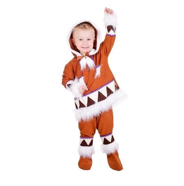 Disfraz de Esquimal niño infantil 7 a 9 años, talla 3