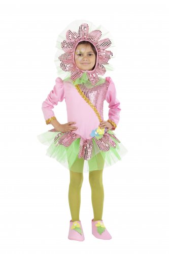 Disfraz De Flor Primavera Infantil 5 A 7 Anos Talla 2