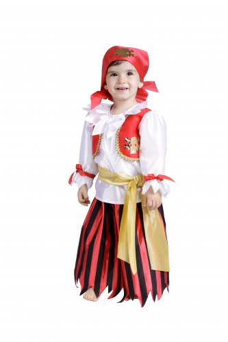 Disfraz de Pirata Niña talla 18 meses Disfraz de Pirata Niña talla 18 meses