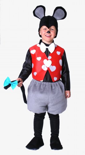 Disfraz de Ratoncito infantil 3 a 5 años, talla 1