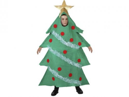 Disfraz de arbol navidad, 7-9