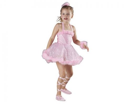 Disfraz de bailarina rosa 5-6