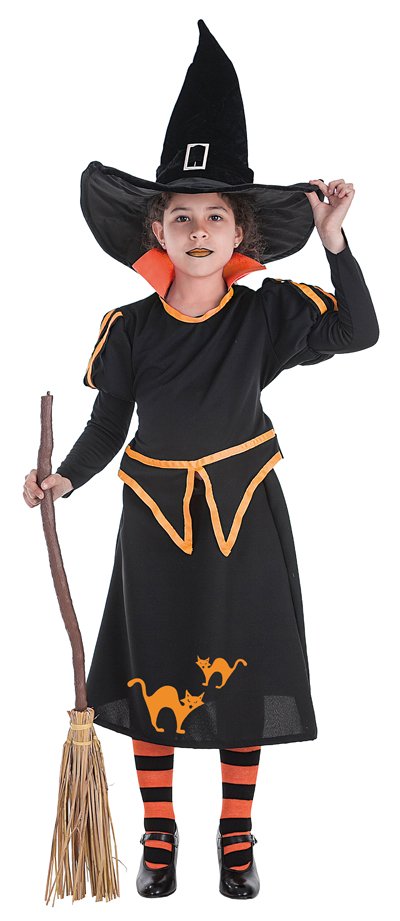 Disfraz de bruja Carol talla 1 (3-5 años)