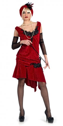 Disfraz de charleston brocado (bs) Talla M