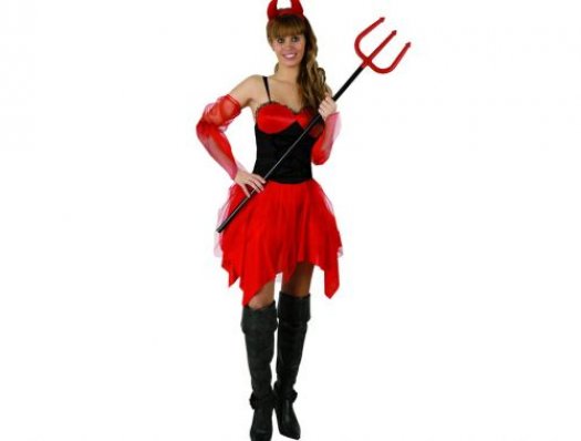 Disfraz de demonia, adulto Talla 2 (M-L)