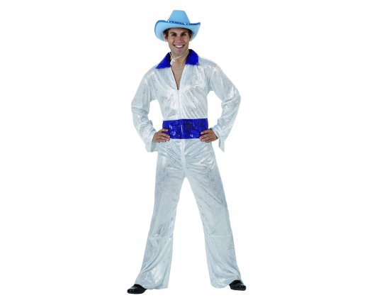 Disfraz de disco man brillo hombre