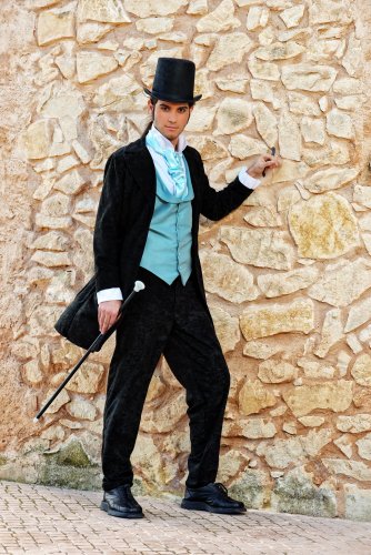Disfraz de epoca charles Talla L