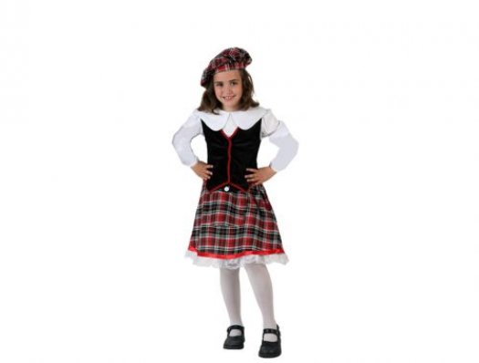 Disfraz de escocesa niña Talla 1 (3 – 4 años) años
