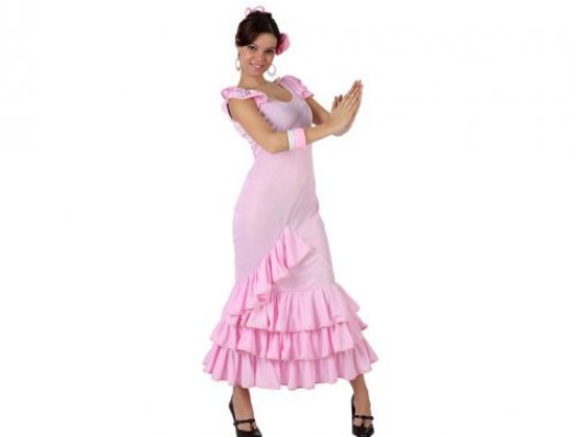Disfraz de faralae rosa mujer