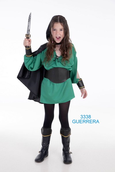 Disfraz de guerrera talla 2 (5-7 años)