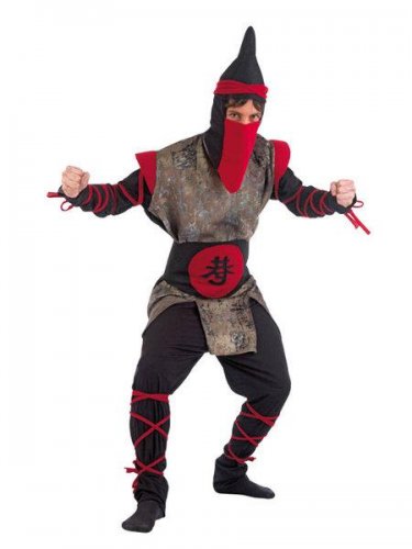 Disfraz de guerrero oriental ninja Talla L