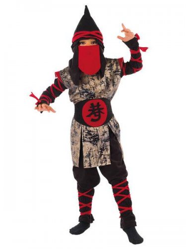 Disfraz de guerrero oriental ninja (2) 3 a 5 años