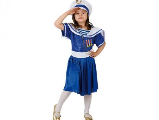 Disfraz de marinera, 3-4 años