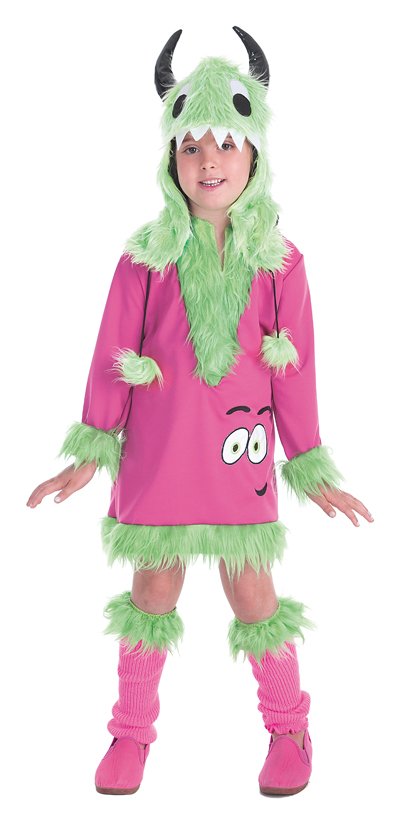 Disfraz de monster verde mimosa talla 1 (3-5 años)