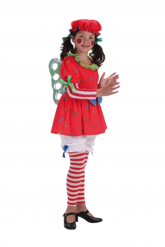 Disfraz de muñeca cuerda infantil talla S (4-6 años)