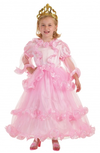 Disfraz de princesa bucles talla S (4-6 años)