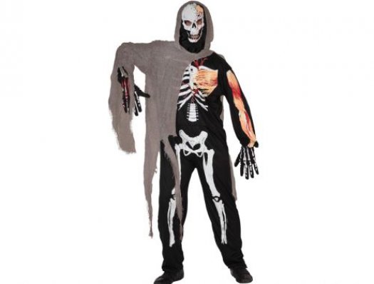 Disfraz de esqueleto Talla 2 (M-L)