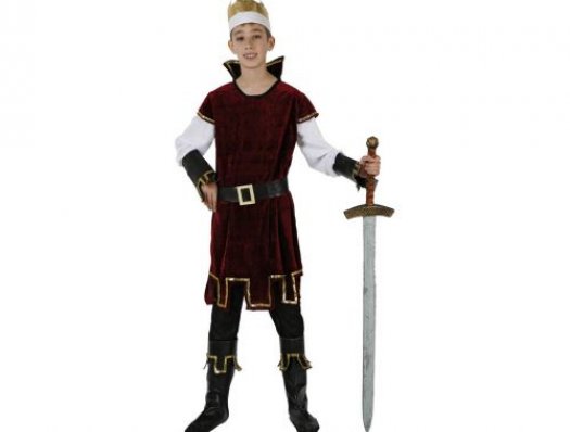 Disfraz de rey medieval, talla 1 (3-4 años)