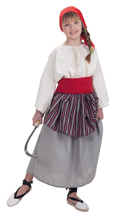 Disfraz de segadora talla 1 (3-5 años)