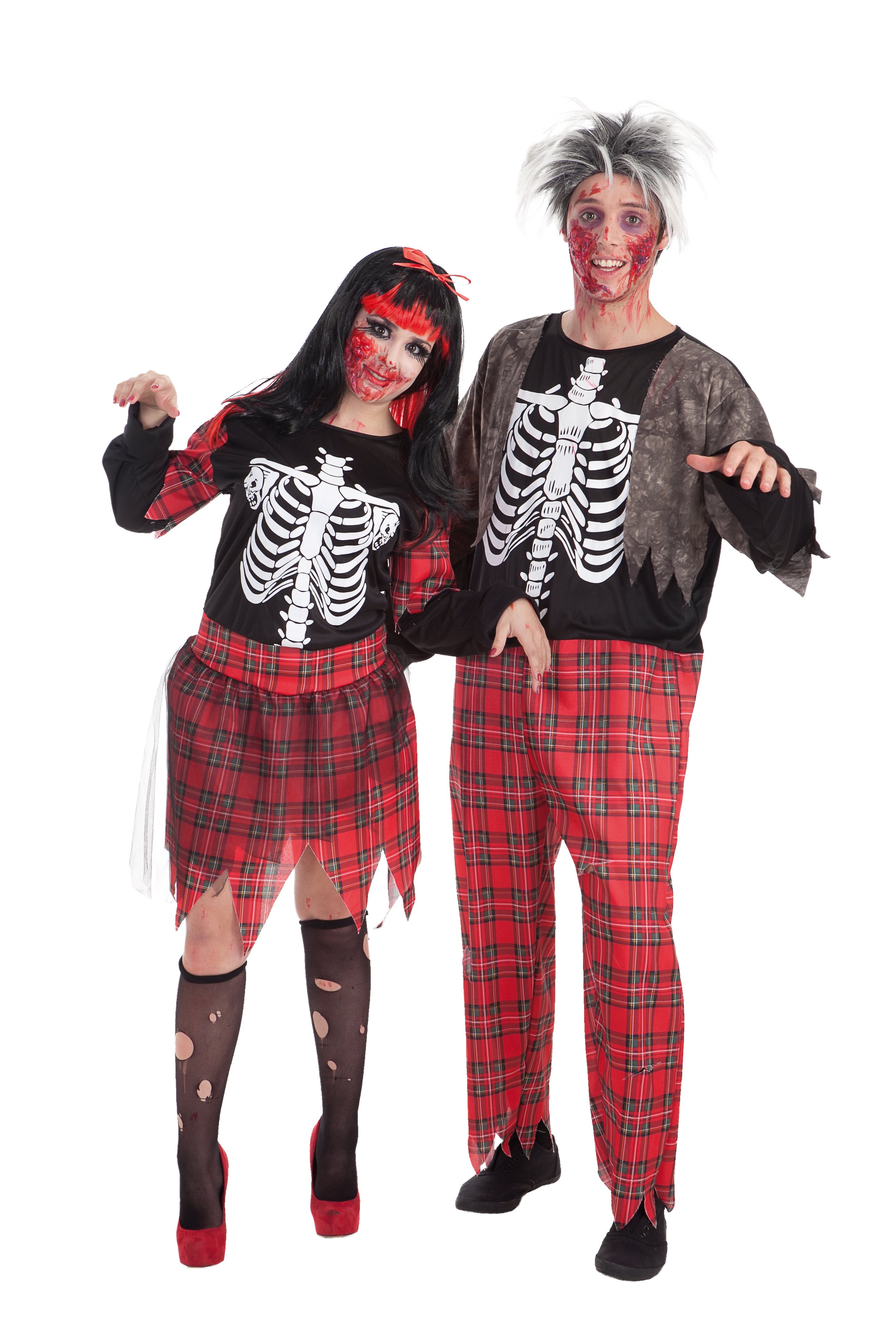 Disfraz de zombie colegial adulto Disfraz de zombie colegial adulto