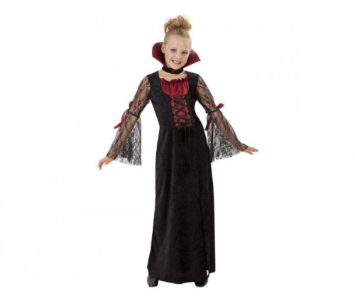 Disfraz pequeña vampiresa 7-9 años Disfraz pequeña vampiresa 7-9 años