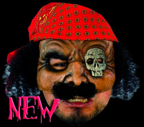 Máscara de pirata media cara