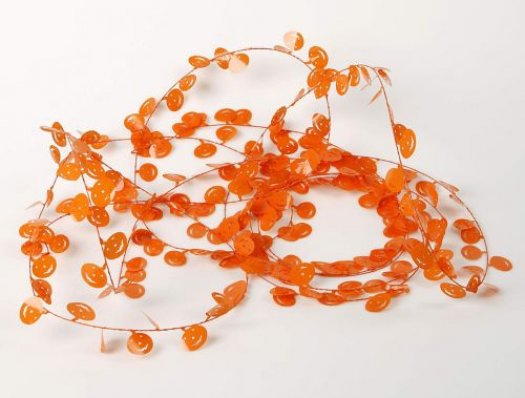 Guirnalda pvc & alambre calabazas halloween