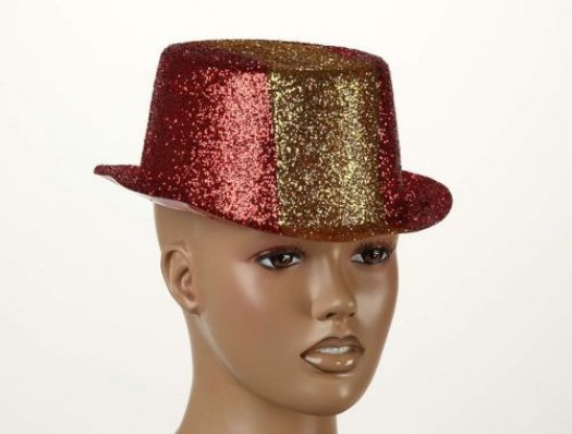 Sombrero destellos tricolor españa
