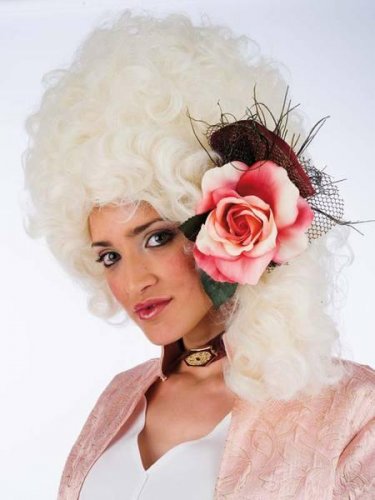 accesorio peluca epoca flor
