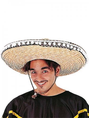 accesorio sombrero mexicano c.natural Azul 