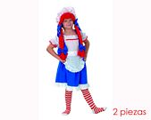 comprar Disfraz de muñeca de trapo 5-6 años niña