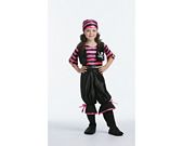 comprar Disfraz de chica pirata rosa-negro, 7-9 años
