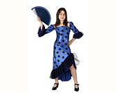 comprar Disfraz de flamenca azul, 7-9 años