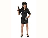 comprar Disfraz de policía niña, 7-9 años