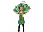 comprar Disfraz de pavo real niña, Talla 1 (3 – 4 años)