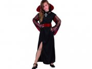 comprar Disfraz de vampiro niña cuello rojo Talla 4 (10 – 12 años)