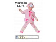 comprar Disfraz de Ovejita rosa infantil talla 5 a 7 años