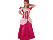 comprar Disfraz de dama medieval rosa, 5-6 años