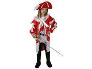 comprar Disfraz de mosquetera rojo, 3-4 años